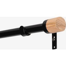 Gardiner & Tilbehør Hasta Gardinstangssæt Astrid 110-200 cm Sort
