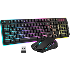 Gaming tastatur - Mus medfølger - Trådløs Tastaturer RedThunder K10 gaming Keyboard (English)