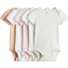 H&M Baby Cotton Bodysuits 5-Pack - Orange