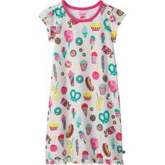 Nightgowns Children's Clothing Hatley Kids' Carnival Treats Ruffle Hem Nightdress - Tender Yellow