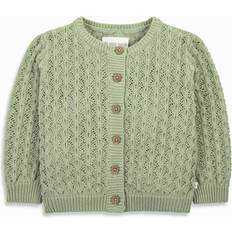 Babies Cardigans The Little Tailor Baby Cotton Pointelle Cardigan