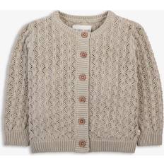 Babies Cardigans The Little Tailor Baby Cotton Pointelle Cardigan