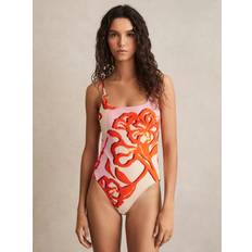 Reiss Swimsuits Reiss Lexi Non Wired Mixed Blend Non Padded Swimsuit