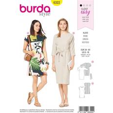 Håndarbeidsmønster Burda Style 6322 Kjole EU 34-44 US 8-18