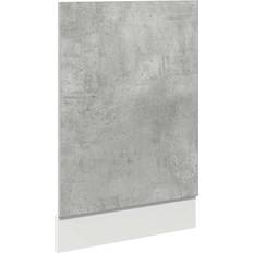 vidaXL Dishwasher Panel Concrete Grey 45x3x67 cm Splash Guard