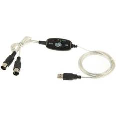 Midi kabler USB - MIDI M-M Black