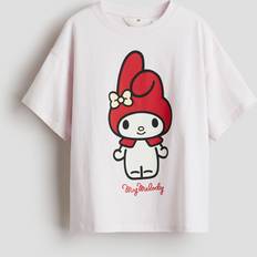 Oberteile H&M Rosa T-shirt I Bomull Med Tryck - Ljusrosa/My Melody