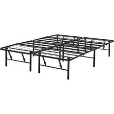Bed Frames Mainstays 14 High Quad Fold Steel Platform Bed Frame Queen
