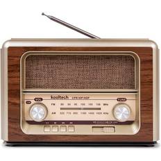 Kooltech Retro Bärbar Bluetooth AM/FM Radio