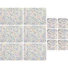 Morris & Co Willow Boughs Cork-Backed Placemats Coasters Set of 6 Coaster