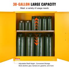 Möbler VEVOR Flammable 18.1 in W x 50.1 in H x 43.1 in D Storage Cabinet