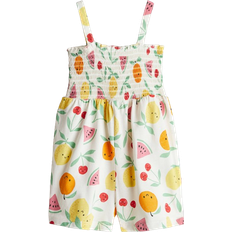 12-18M Playsuits Children's Clothing H&M Sleeveless Romper Suit - Light Beige/Fruits (1288114002)
