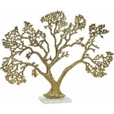 Marble Interior Details Dkd Home Decor ative Figure Aluminium Marble Tree 60 x 10 x 48 cm Figurine
