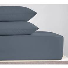 Dunelm Pure Cotton Bed Sheet Blue (200x150cm)