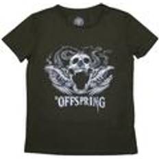 Feathered Winged Skull T-Shirt - Green