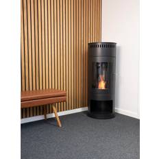 Ethanol Fireplaces Ebern Designs Bioethanol Wood Burning Stove Black