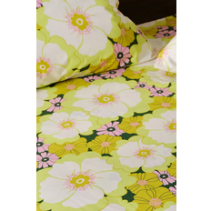 Jotex Frida Bed Sheet Green, Yellow (200x180cm)