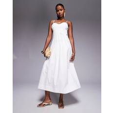 River Island Korset-Midikjole - Hvid