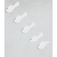 Socks River Island Mens 5 Pack Trainer Liners - White