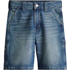 H&M Carpenter Shorts in Loose Fit - Dark Denim Blue (1273026004)