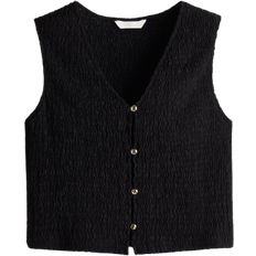 Westen H&M Textured Jersey Vest - Black