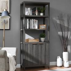 Nicolee Bookcase Midnight Oak 180 cm H X 74.5 cm W X 36.2cm D