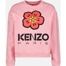 Kenzo Jumpers Kenzo Women's Paris Flower Logo Sweatshirt - Rose Pink
