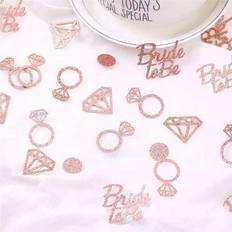 Rose Gold Bride To Be Konfetti 100 St