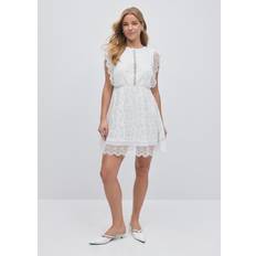 Gina Tricot Lace Mini Summer Dress - White