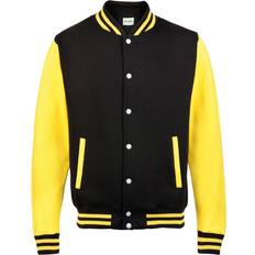AWDis Unisex Adult Varsity Jacket - True Black