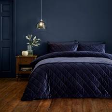 Dunelm Castleton Duvet Cover Blue (200x200cm)