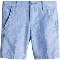 H&M Chinoshorts aus Leinenmix - Blau (1277687002)