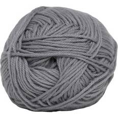 Hjertegarn Garn Hjertegarn Cotton nr. 8 Garn 1361 Grå