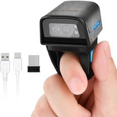 JRHC Scanner de Codes-Barres Portable Bluetooth 1D 2D