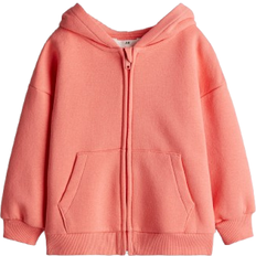 H&M Oversized Zip-Through Hoodie - Red