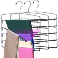 Hangers Temu 5 Tier Closet Organizers And Storage Clothes Hangers 3pcs Hanger