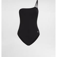 XS Swimsuits Dolce & Gabbana Asymmetric One-Piece Swimsuit Black