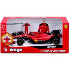 BBurago Modellino Ferrari F1 SF-23 Scala 1:24 Con Personaggio Leclerc