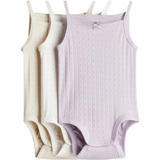 H&M Ärmlös Body - Ljuslila/Beige