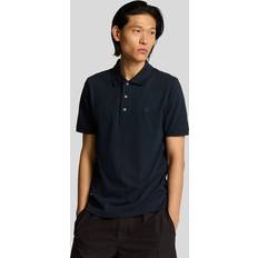 Lyle & Scott Blåa Pikétröjor Lyle & Scott Superfin Pikétröja Blue