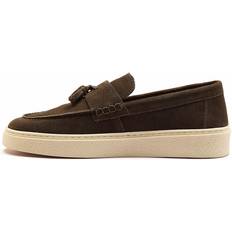 Off The Hook Rory Loafer Tassel Casual Slip-On Suede Leather Shoes - Dark Green