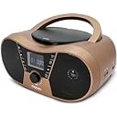 MOOOV Koppar- och Svart CD-Spelare med FM-Radio