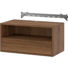 IKEA Väggmonterad Mediahylla Med Skena 70 x 35 x 35 cm Vägghylla