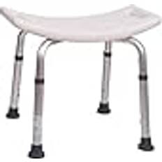 Vit Duschpallar Antar Aluminium Dusch Toalett Pall 1.8 kg Vit