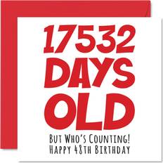 STUFF4 48th Birthday Card for Men Women 17532