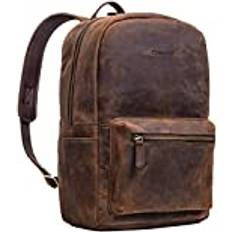 Stilord Quincy Ryggsäck Med Laptopfack Läder - Brun