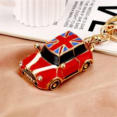 Wallets & Key Holders Temu Drilling National Flag Car Keychain - Metal Charms Bag