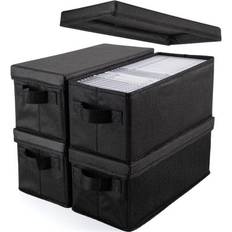 CD & Vinyl Storage Rebrilliant CD Storage Boxes Pack Of 4