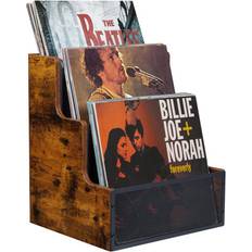 CD & Vinyl Storage 17 Stories Vinyl Record Storage Holder 1.0 W in Brown