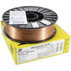 ESAB ESAB Svetstråd 0,8 mm D200 5 kg 11 lb OK AUTROD 12.51 Skyddsgas SG2 Rulle